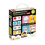Akademia CzuCzu Przeciwienstwa puzzle i kolorowanka dla dzieci 2+ miniaturka