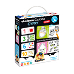 Akademia CzuCzu Cyfry puzzle i kolorowanka dla dzieci 3+ miniaturka