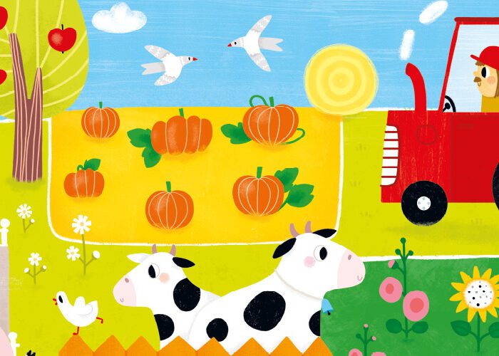 wiosenne puzzle dla dzieci