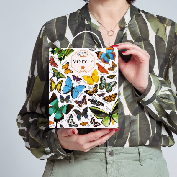 Puzzlove puzzle z motylami na prezent dla niej