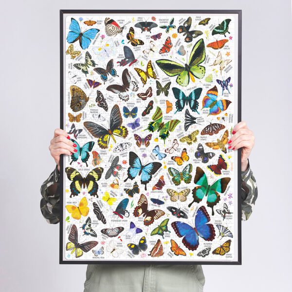 Puzzlove Motyle puzzle na prezent dla doroslych dla niej