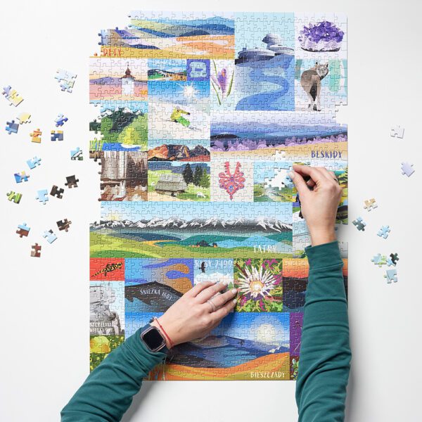Puzzle polskie gory Puzzlove 1000 elementow dla fanow gor