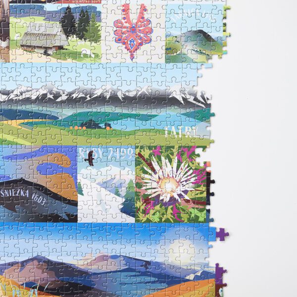 Puzzle z polskimi gorami 1000 elementow dla doroslych