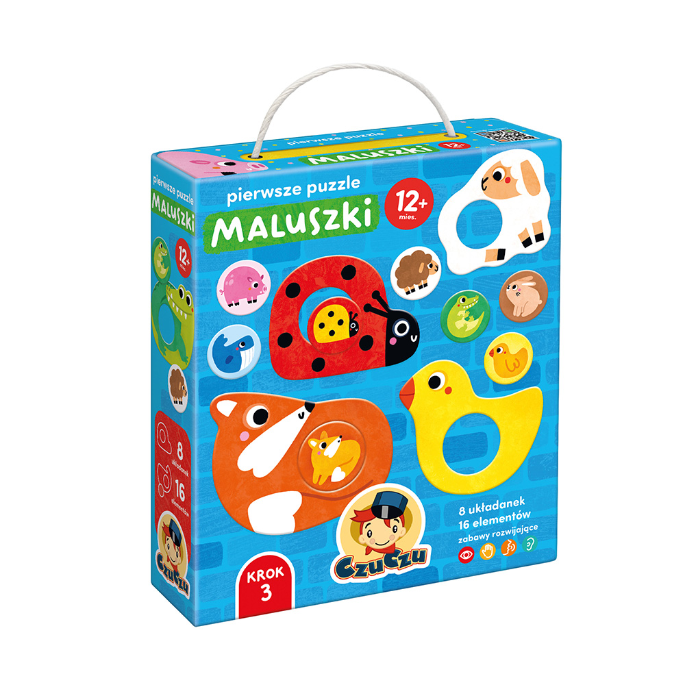 box front pierwsze puzzle Maluszki 12m+