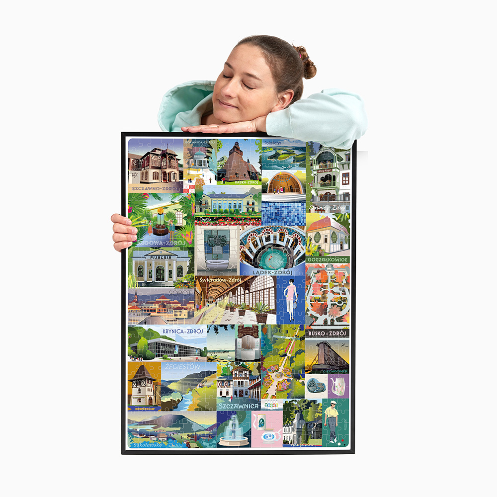 puzzle Uzdrowiska ukladanka 500 elementow