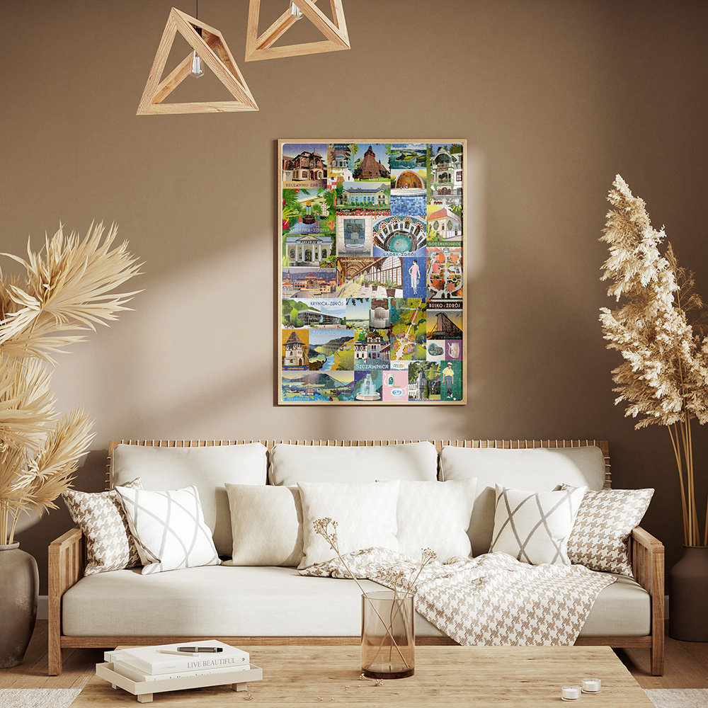 puzzle Polskie uzdrowiska w ramie