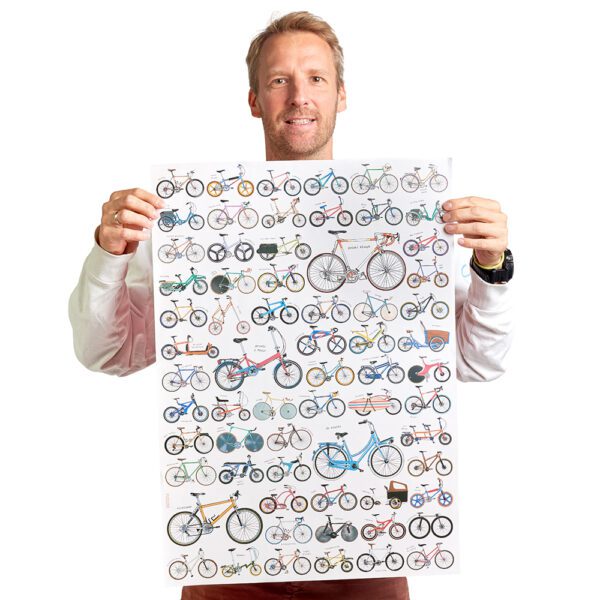 plakat Rowery format B2 dla fana rowerow