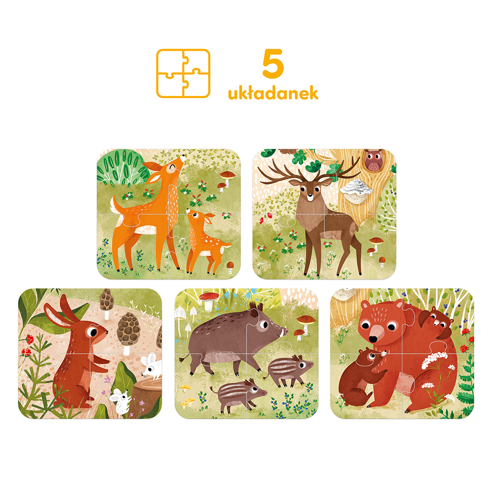 Układam leśne zwierzęta - obrazek 4