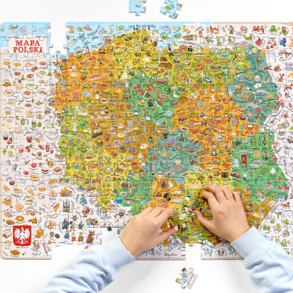 puzzle mapa Polski