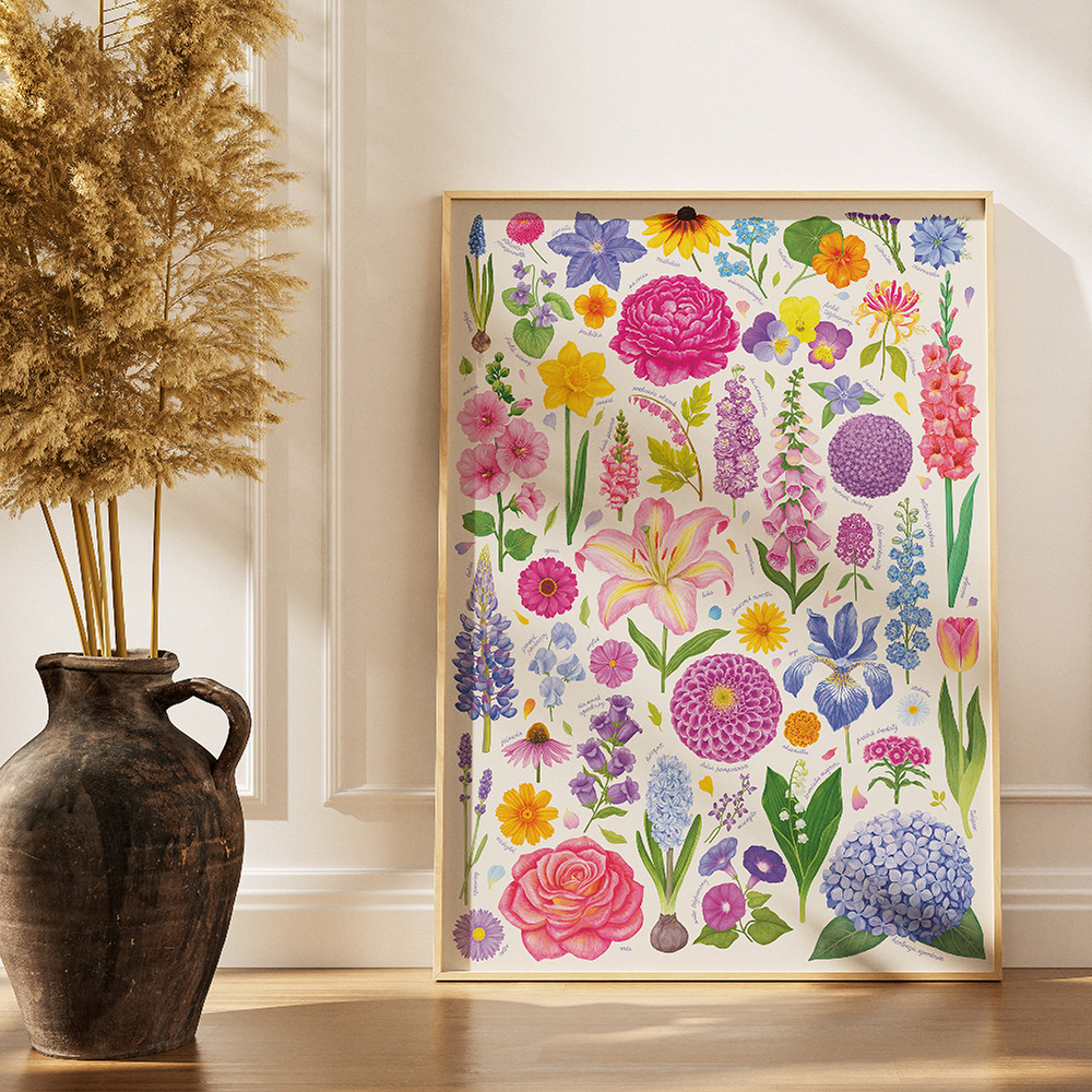 Kwiaty ogrodowe </br>1000 el. - obrazek 4