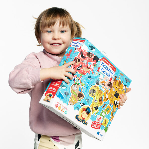 Puzzle małego odkrywcy </br> Zwierzęta świata