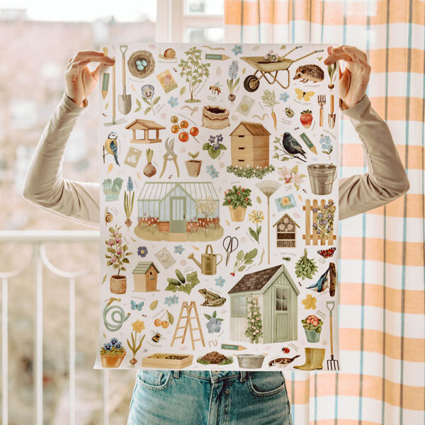 Plakat Ogródki działkowe