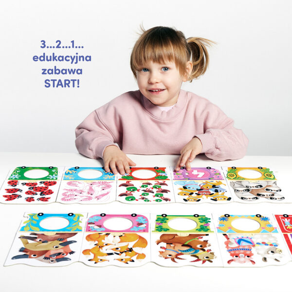 Puzzle z dziurką </br>Pociąg z cyferkami