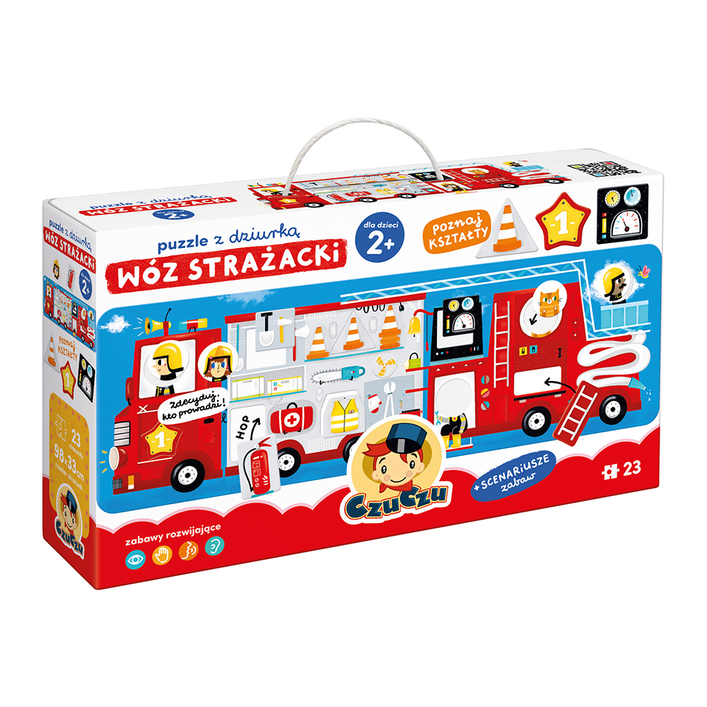 Puzzle z dziurką <br> Wóz strażacki - obrazek 2