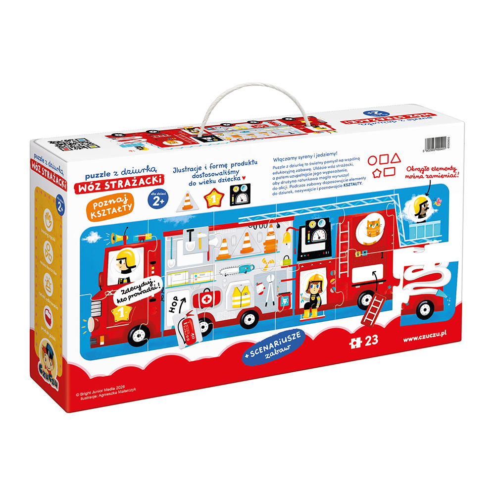 Puzzle z dziurką <br> Wóz strażacki - obrazek 6