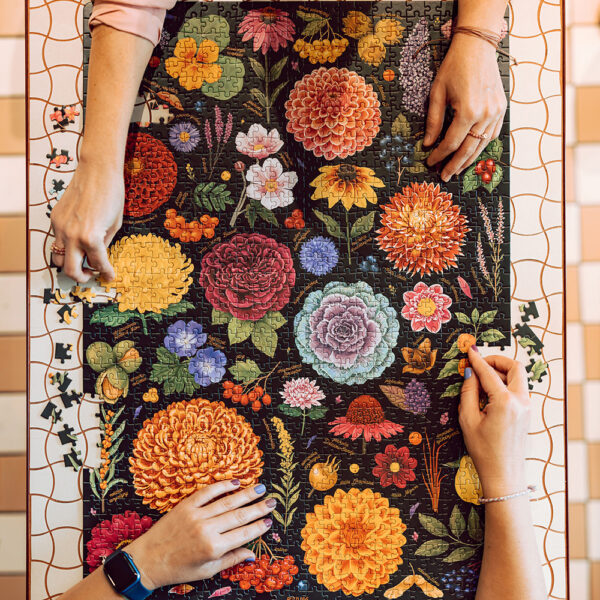 puzzle kwiaty