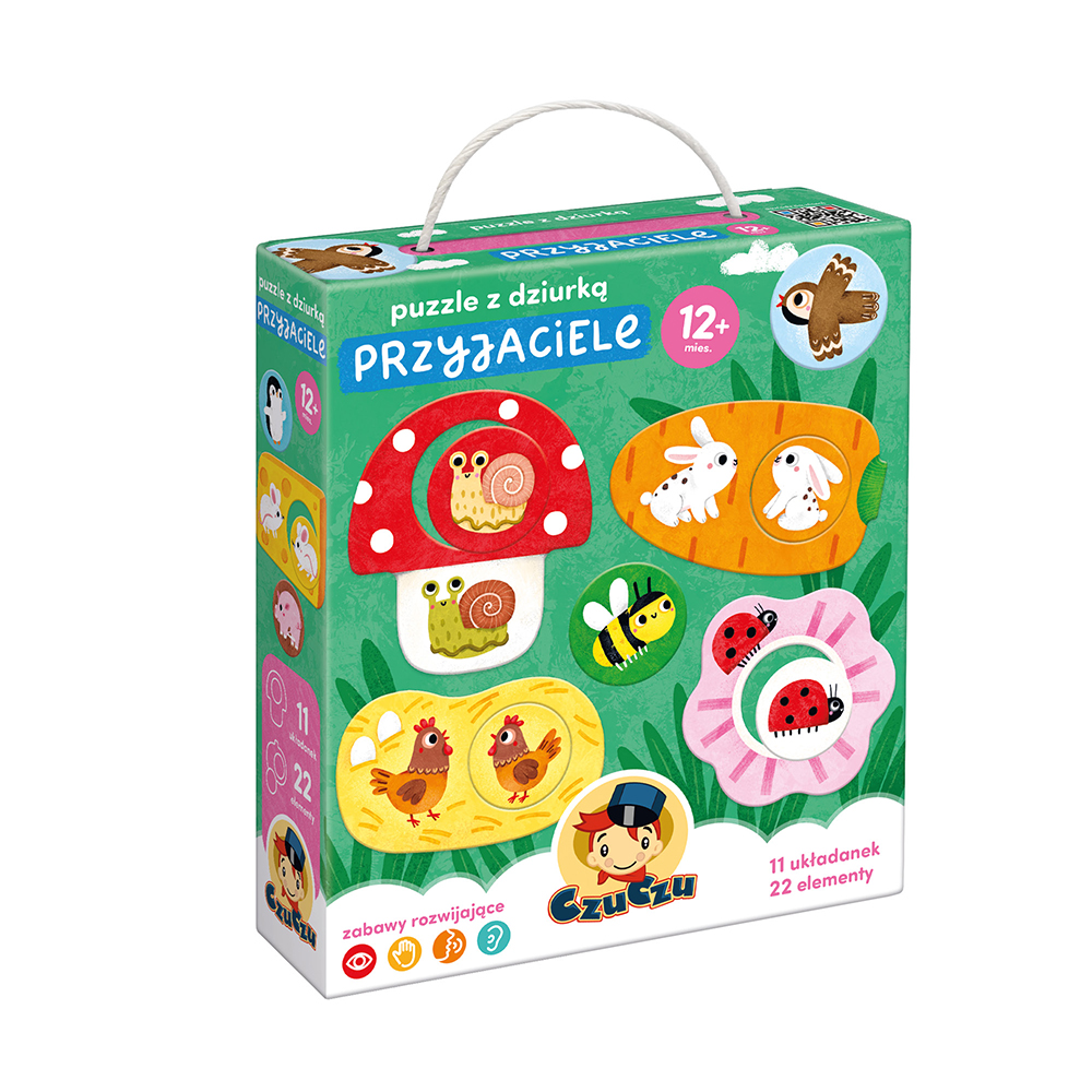 Puzzle z dziurka Przyjaciele box front
