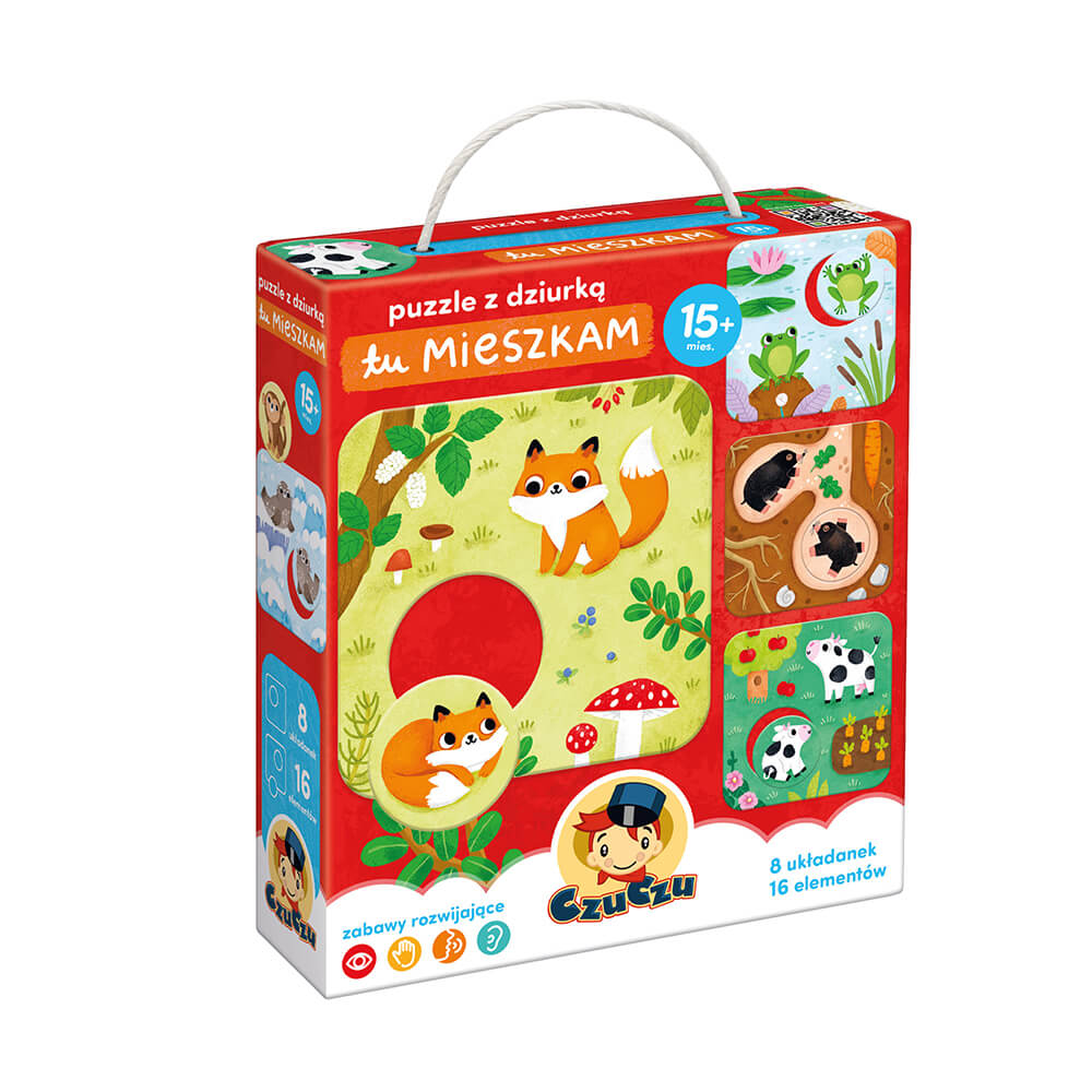 Puzzle z dziurką </br>Tu mieszkam - obrazek 6