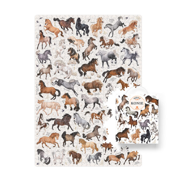 puzzle konie 1000