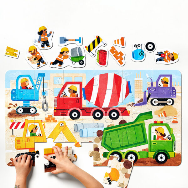 Moto puzzle </br>Na budowie